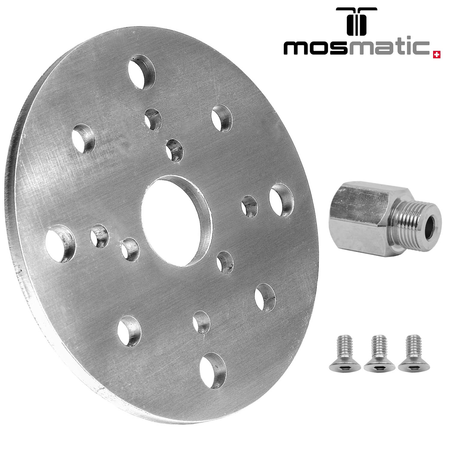 MOSMATIC SURFACE CLEANER FL-Z CONVERSION ADAPTOR PLATE & BOLTS